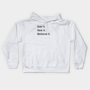 Note to Self Kids Hoodie